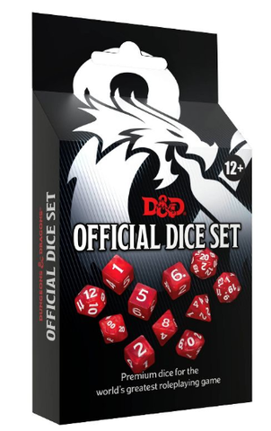 Ensemble De Des - Dungeons & Dragons - Official Dice Set